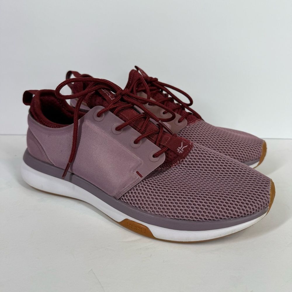 Kuru Atom Sneakers Wine Mesh Athletic Shoes Women’s Size 10.5
